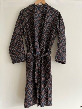 Men's robe polyester vintage design size M